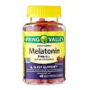 Spring Valley Melatonin Adult Pectin-Based Gummies;  5 mg;  60 Count